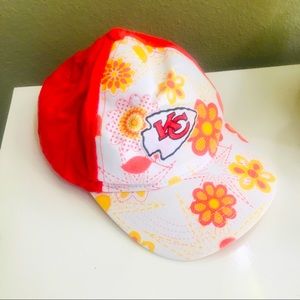 NFL Kansas City Chiefs Floral Baseball Hat Multicolored OSFM - **Kids size**